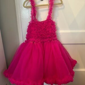 Ruffle Butts Tulle Sleeveless Princess Petti Party Dress